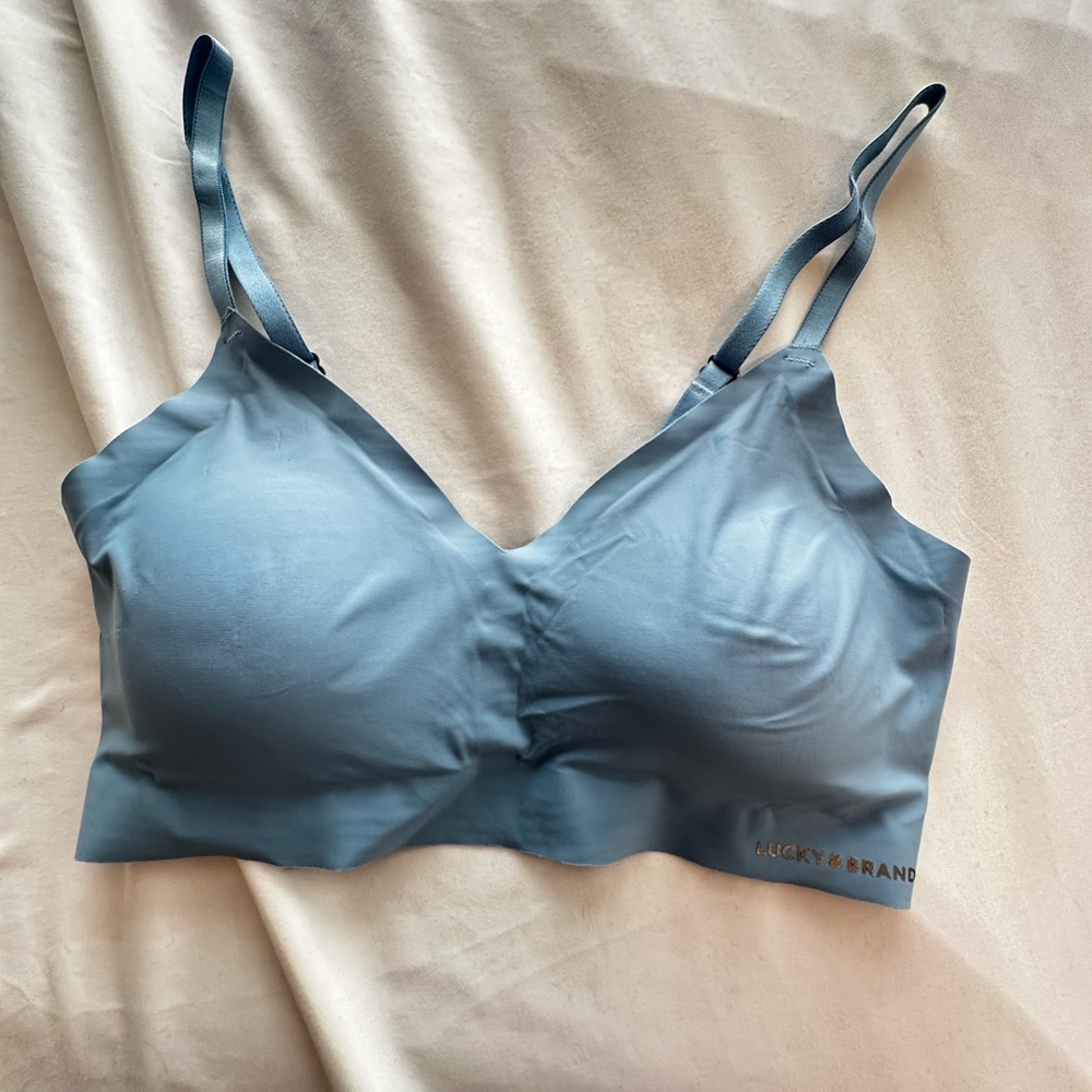 Lucky Brand Women's Slate Blue Seamless Bra